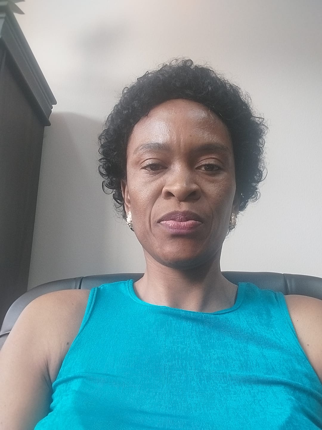 Customer photo review of Brazilian Curly Afro full Cap 8"