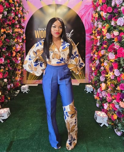 Customer photo review of Esther set | Blue