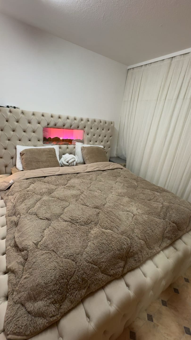 Customer photo review of Matras Hoeslaken Teddy - Iced Coffee Taupe