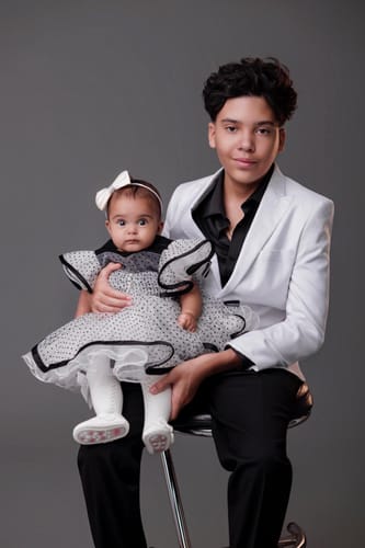 Customer photo review of Baby Girls Polka Dots Wedding Birthday Princess Dress