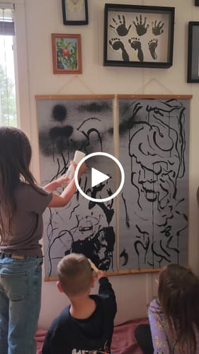Customer video review of BUY 2: Magic Canvas & Brush Set