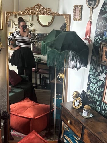 Customer photo review of PRE-ORDER - NEW FIT - Vixen Swing Skirt in Black MINI - Vixen by Micheline Pitt