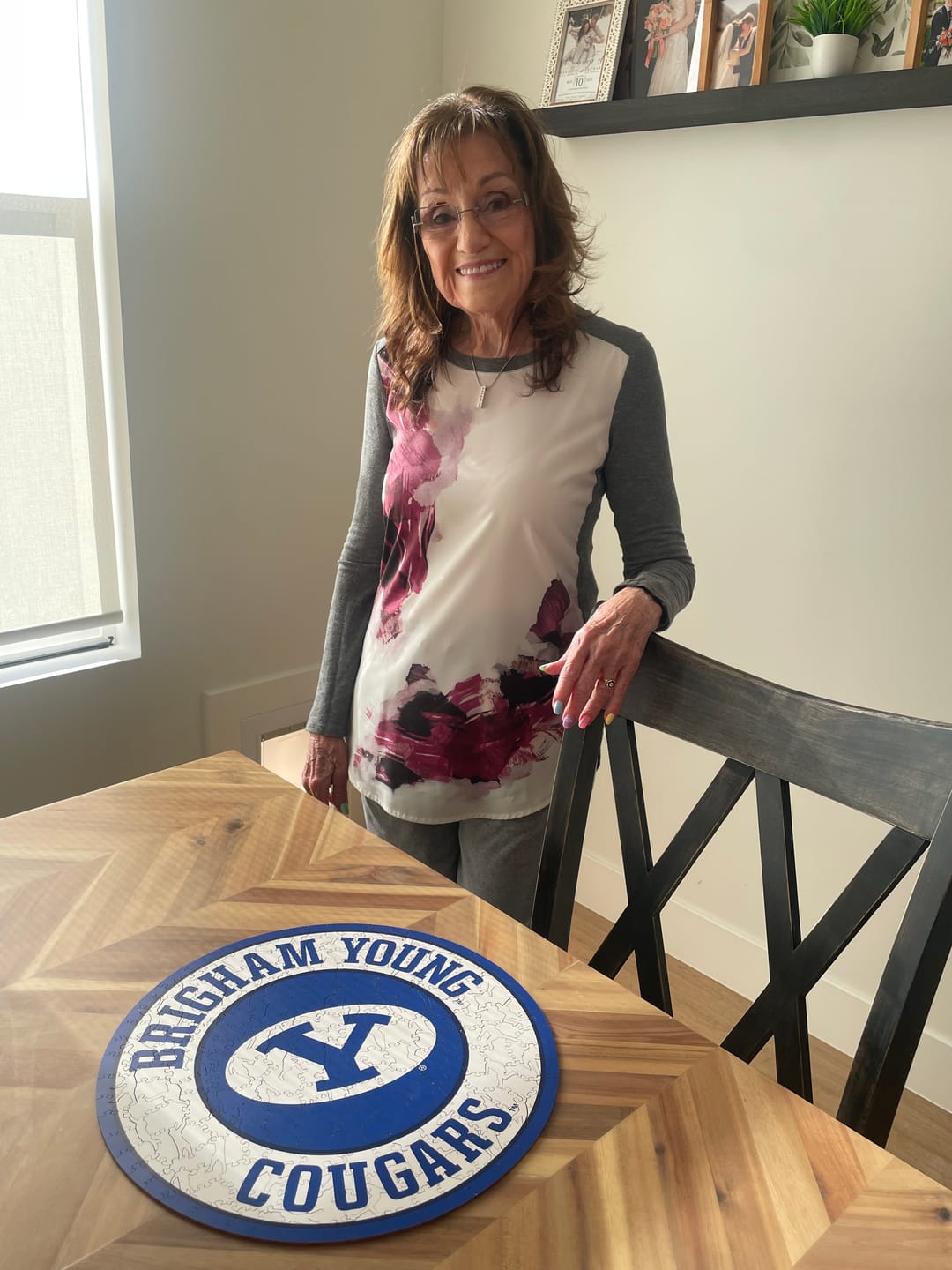 Customer photo review of Brigham Young University - Wooden Puzzle