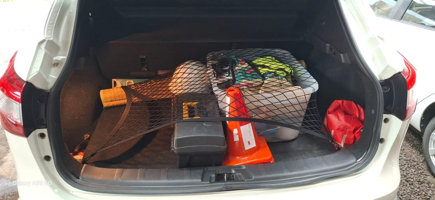 Customer photo review of Lockedown™ Elastic Cargo Net
