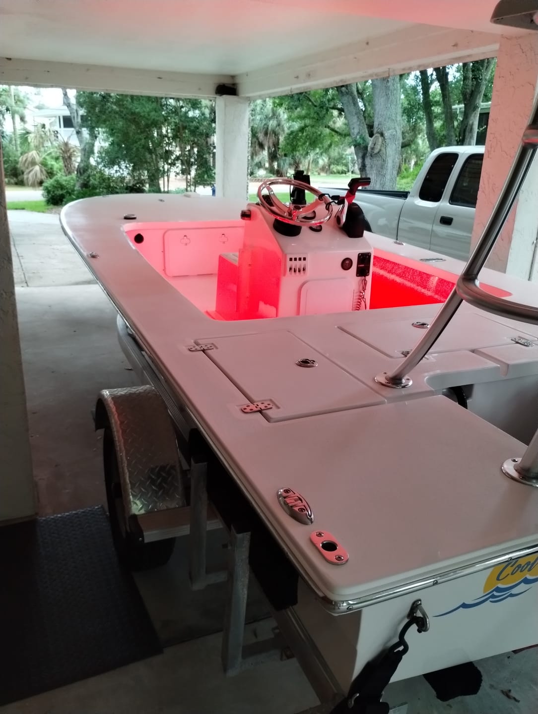 Customer photo review of Submersible Marine LED strip lights for boats with IP68 waterproof rating SMD 5050  | Boat Led Lights | Marine LED Lights | LED Lights for Boats