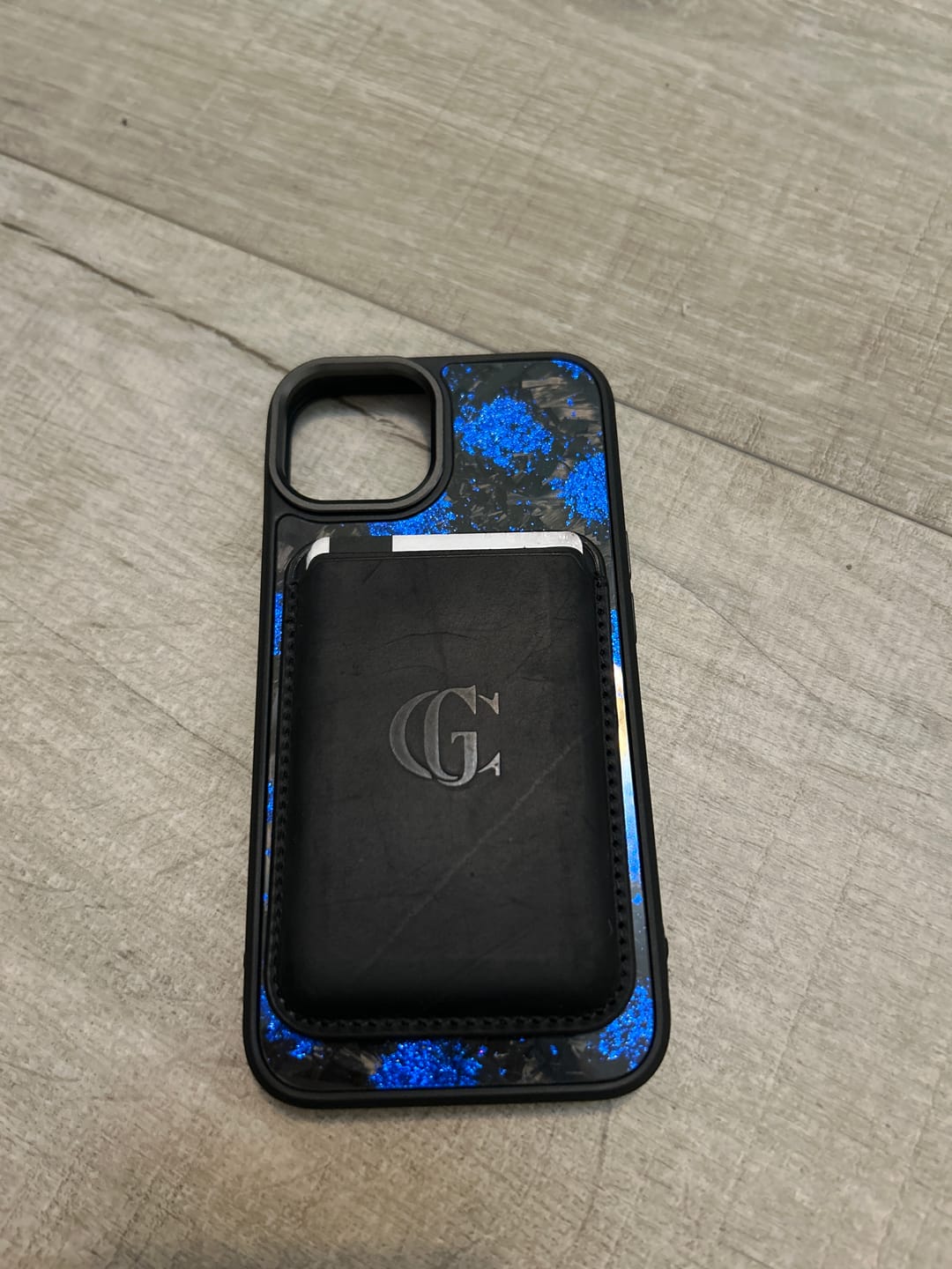 Customer photo review of Forged Carbon Blue