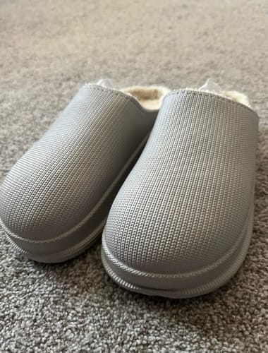Customer photo review of The Snuggi Slippers (Unisex)