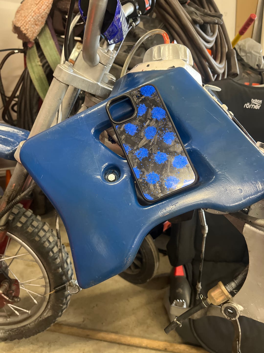 Customer photo review of Forged Carbon Blue