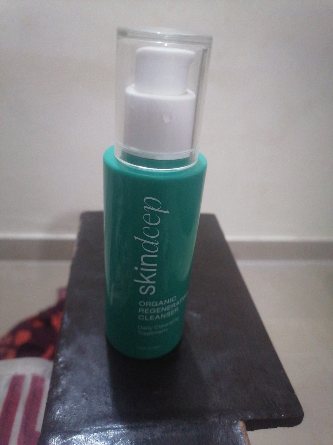 Customer photo review of ORGANIC REGENERATING FACE WASH - Daily Cleansing Treatment