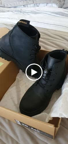 Customer video review of Botín Explorer 2 Negro Rústico Mujer