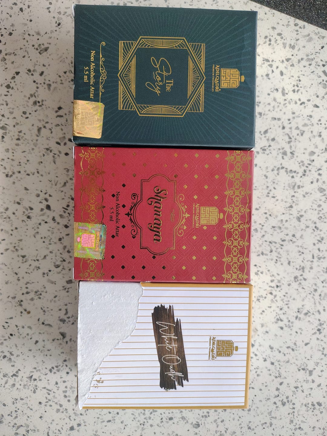 Customer photo review of The Story Luxury Attar Perfume