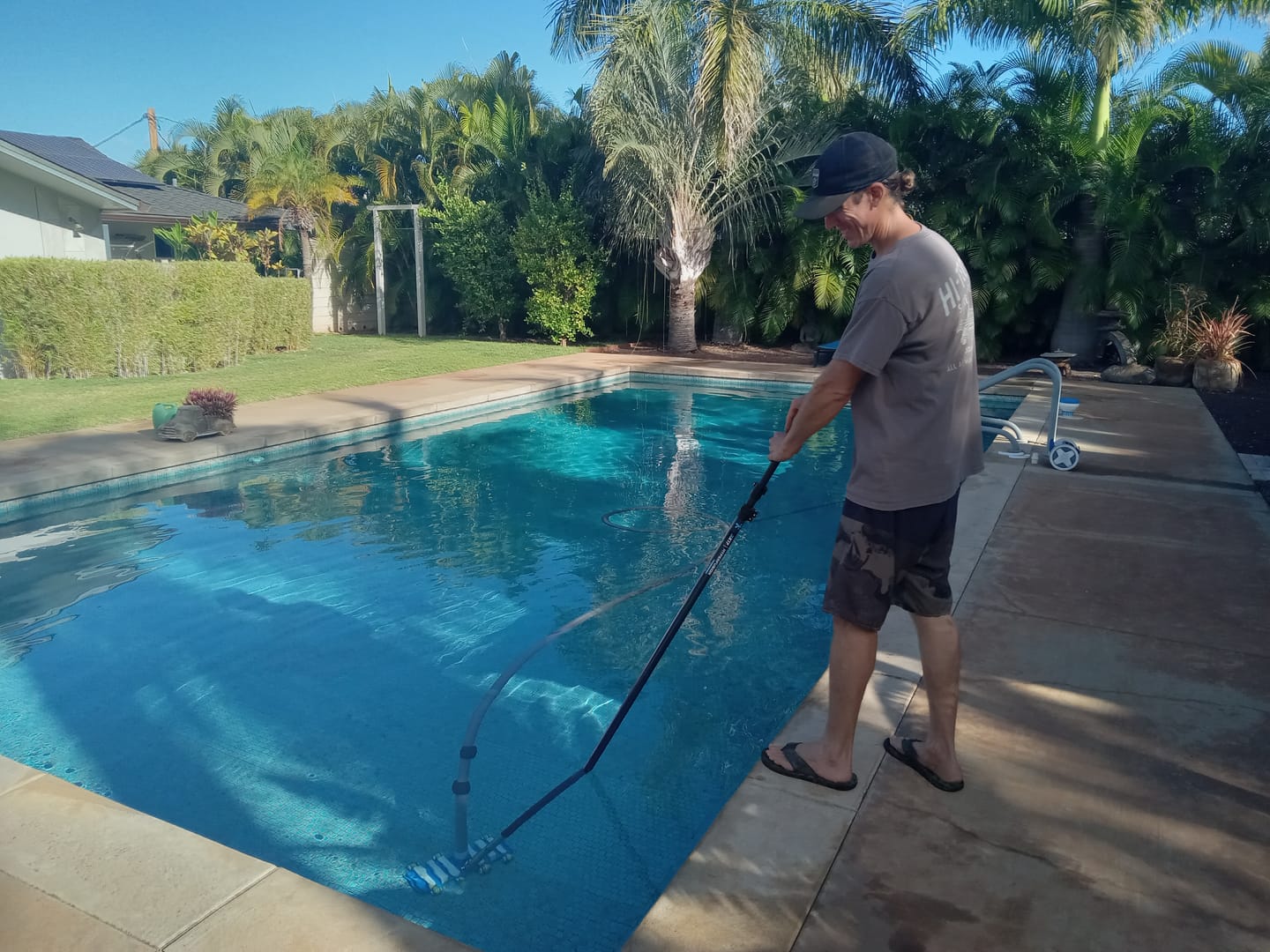 Customer photo review of HyperFusion / Swimming Pool Pole / High Impact Resistant