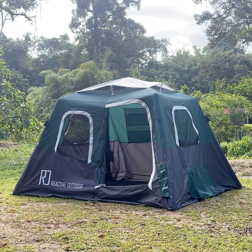 Customer photo review of [PRÉ-COMMANDE] 2-Step Cabin Tent – Très grande taille + Bâche de camping OFFERTE (jusqu’à 10 personnes, FR) — Expédition avant le 16 septembre