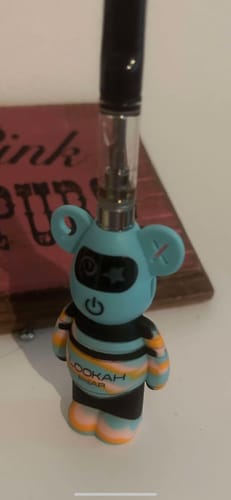 Customer photo review of Sour Alien 1G Live Resin HTE Cartridge