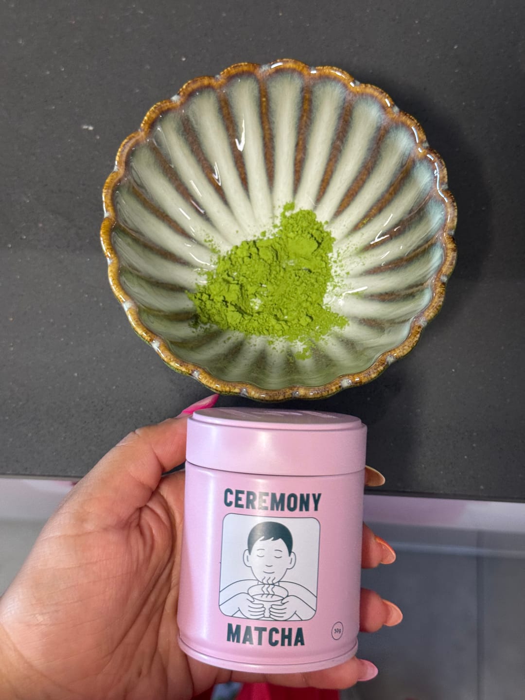 Customer photo review of Organic Matcha Tea 30g