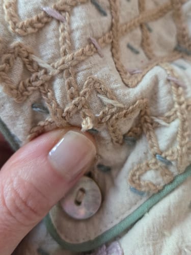 Customer photo review of CARMEN VEST | GARDEN MOSAIC