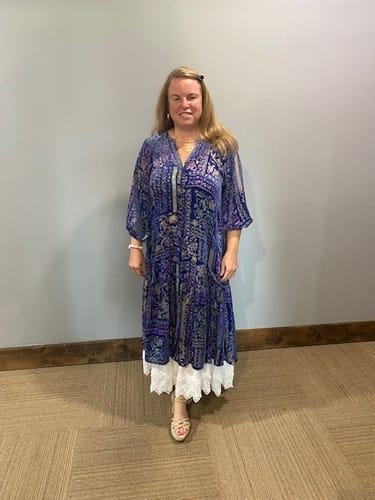 Customer photo review of Lace Bottom Fairy Slip Rayon