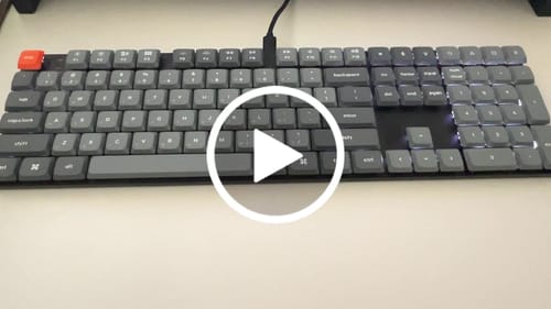 Customer video review of Keychron K5 Max QMK 矮軸 無線機械式鍵盤(注音版本)