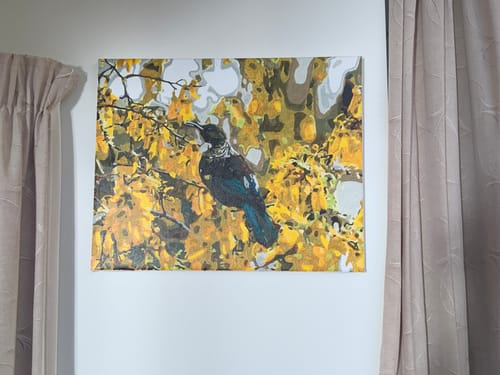 Customer photo review of Tui in Kowhai Tree