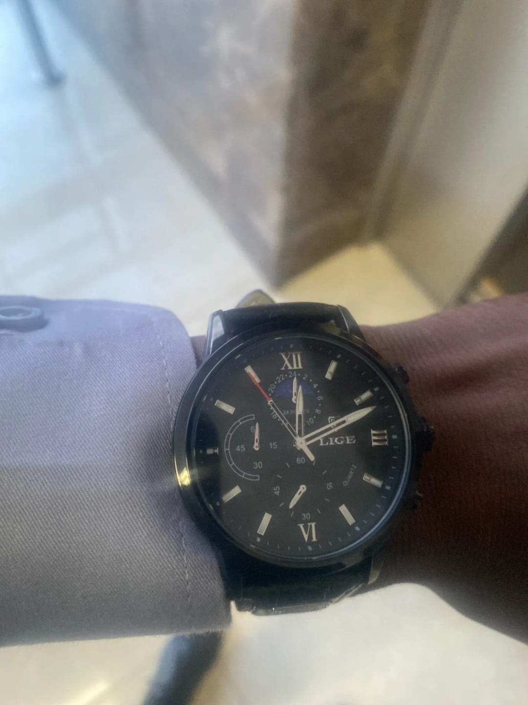 Customer photo review of LIGE® Classic Sports Watch