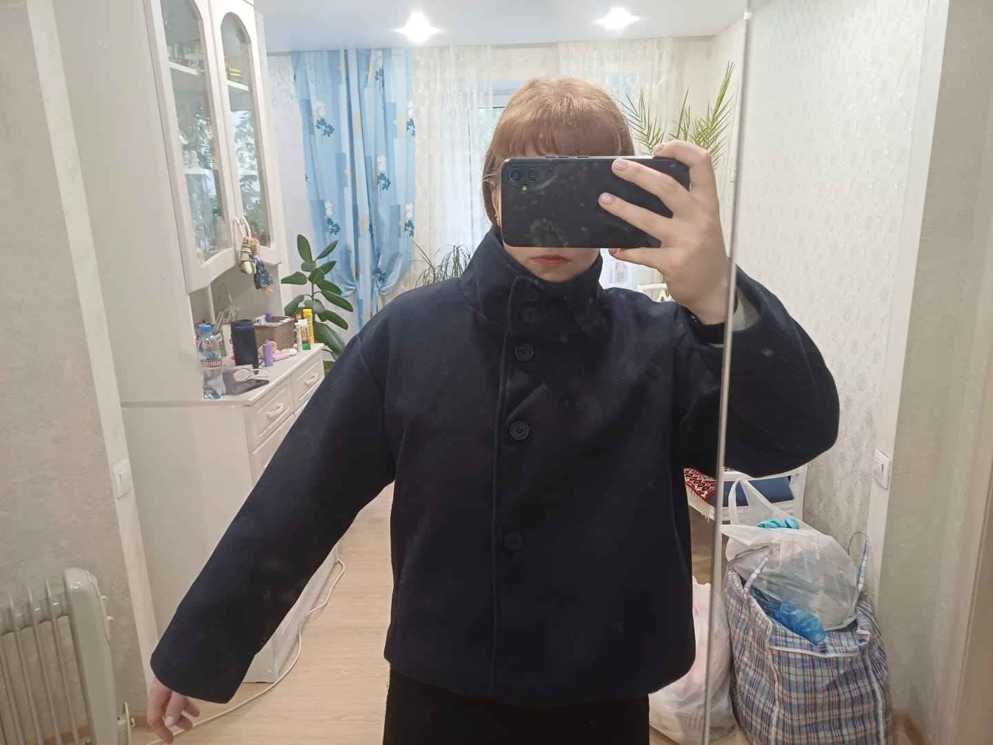 Customer photo review of Rosalia Elegant Lady Women's Jacket with Stand Collar for Autumn Style