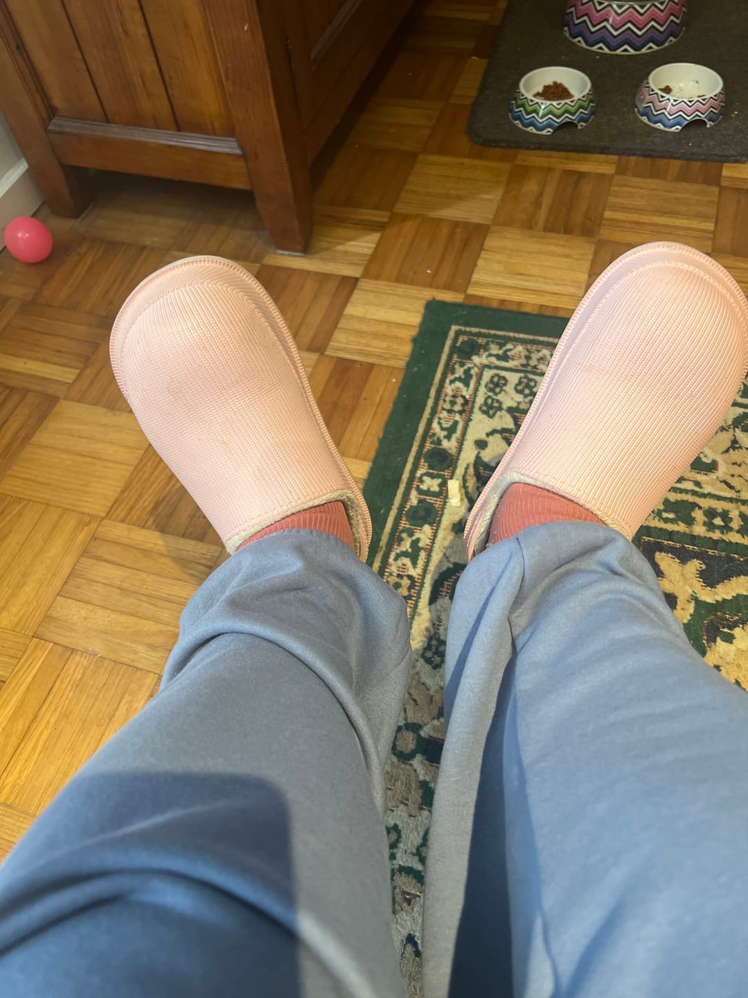 Customer photo review of The Snuggi Slippers (Unisex)