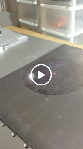 Customer photo review of Cloudray QS Series Neo 30W 50W Fiber Laser Engraver with D80 Rotary