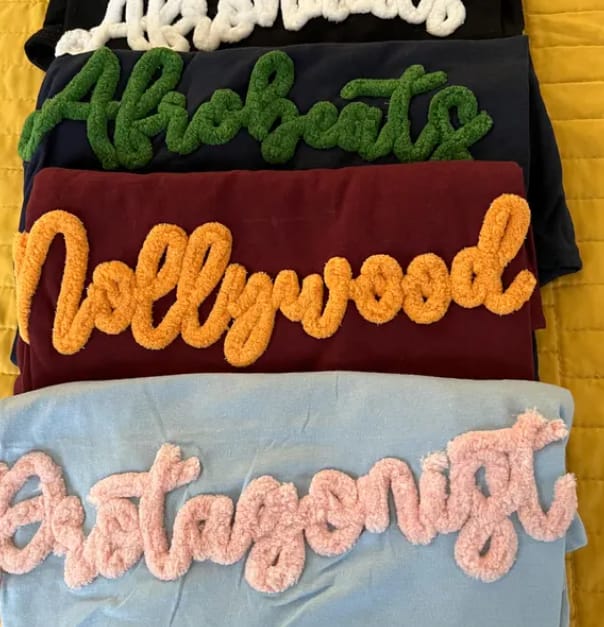 Customer photo review of Custom College Chenille Team Name Embroidered Sweatshirt
