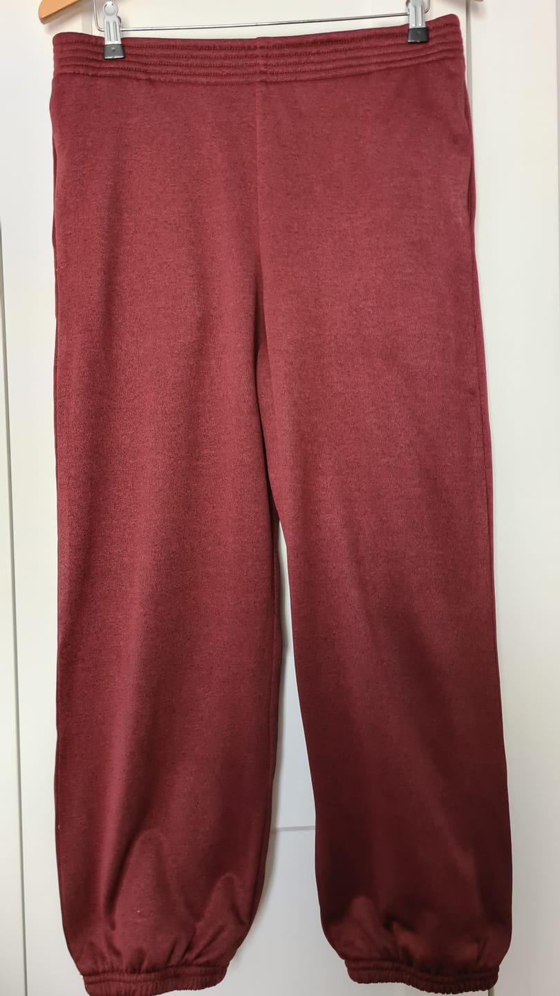 Customer photo review of Wine Melange Sweatshirt Fabric
