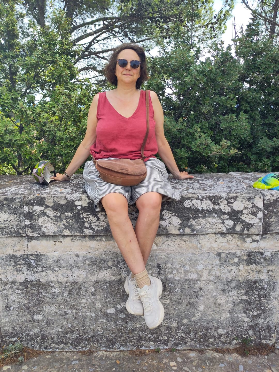 Customer photo review of Débardeur Félicie - Double gaze de coton terracotta
