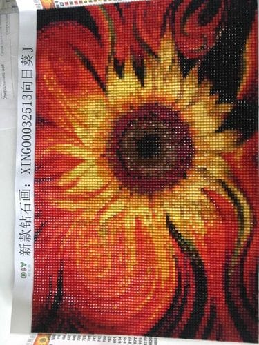 Customer photo review of Warped Sunflower
