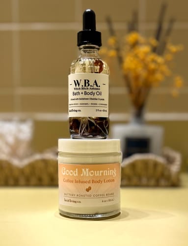 Customer photo review of Good Mourning Coffee Infused Body Lotion