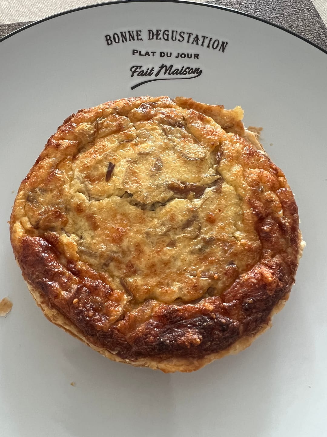 Customer photo review of Quiche de Cebolla