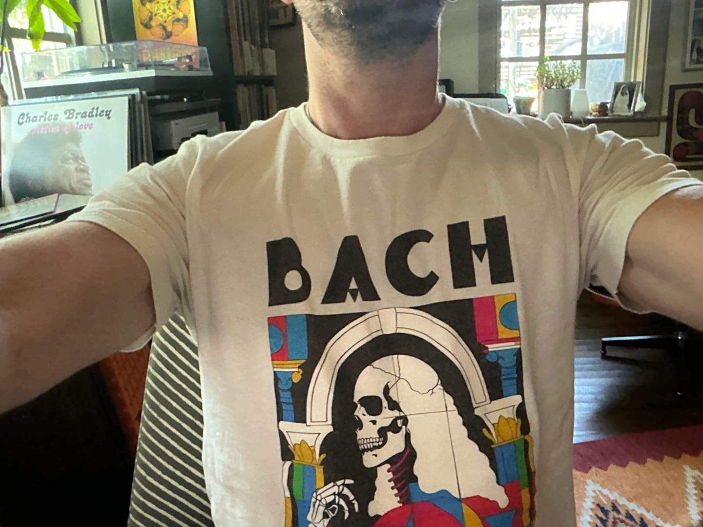 Customer photo review of J.S. Bach: Skeleton T-Shirt