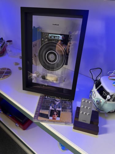 Customer photo review of M1 Music Frame CD Player With Bluetooth