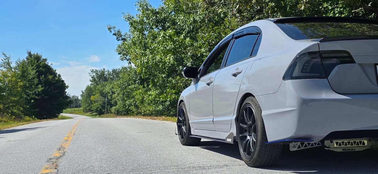 Customer photo review of DevSport Side Skirt Splitters (2006-2011 Honda Civic Sedan)