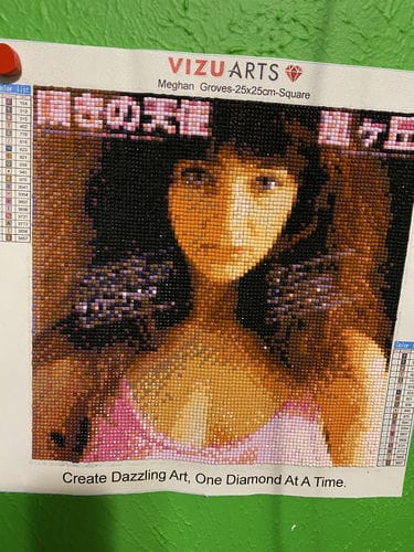 Customer photo review of Custom Diamond Painting Kit