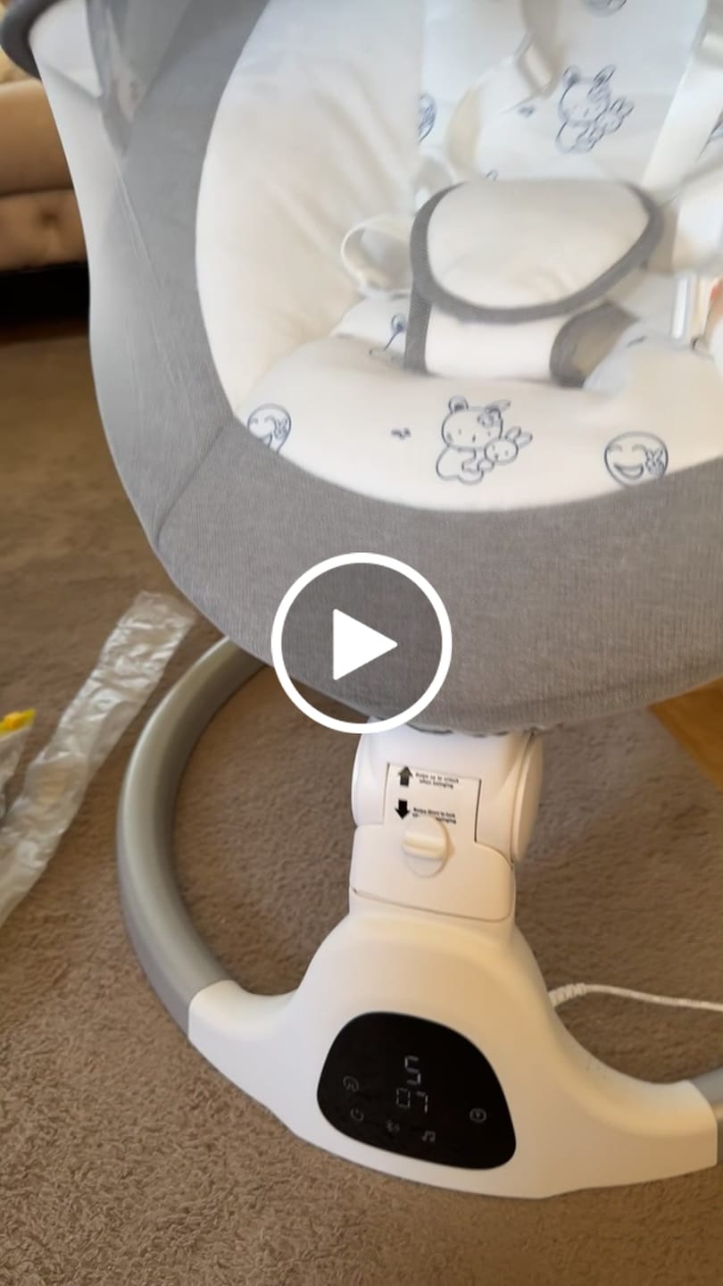 Customer video review of Babygunga Elektrisk med Myggnät & LED Display by LV