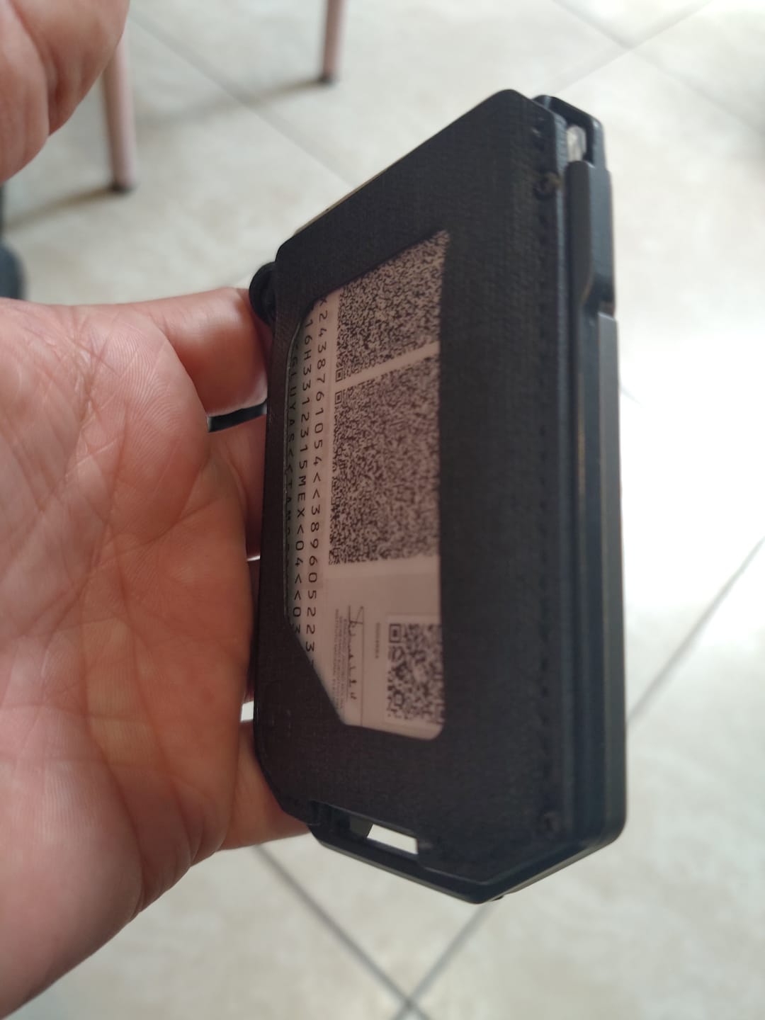 Customer photo review of M4 MAVERICK™ RAIL WALLET with TITANIUM CLIP