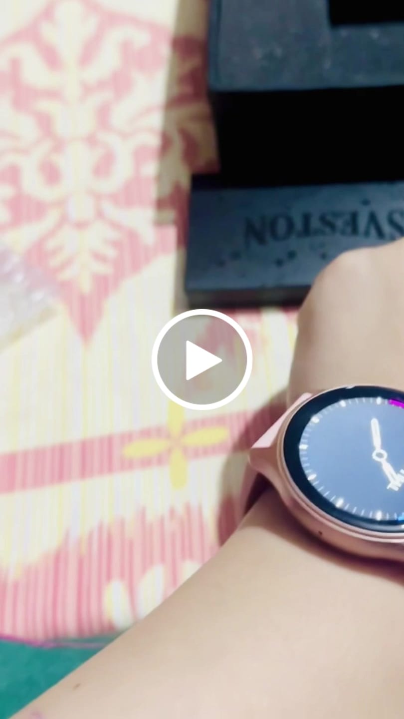 Customer video review of HorizonX Chain Smartwatch + Silicon Strap