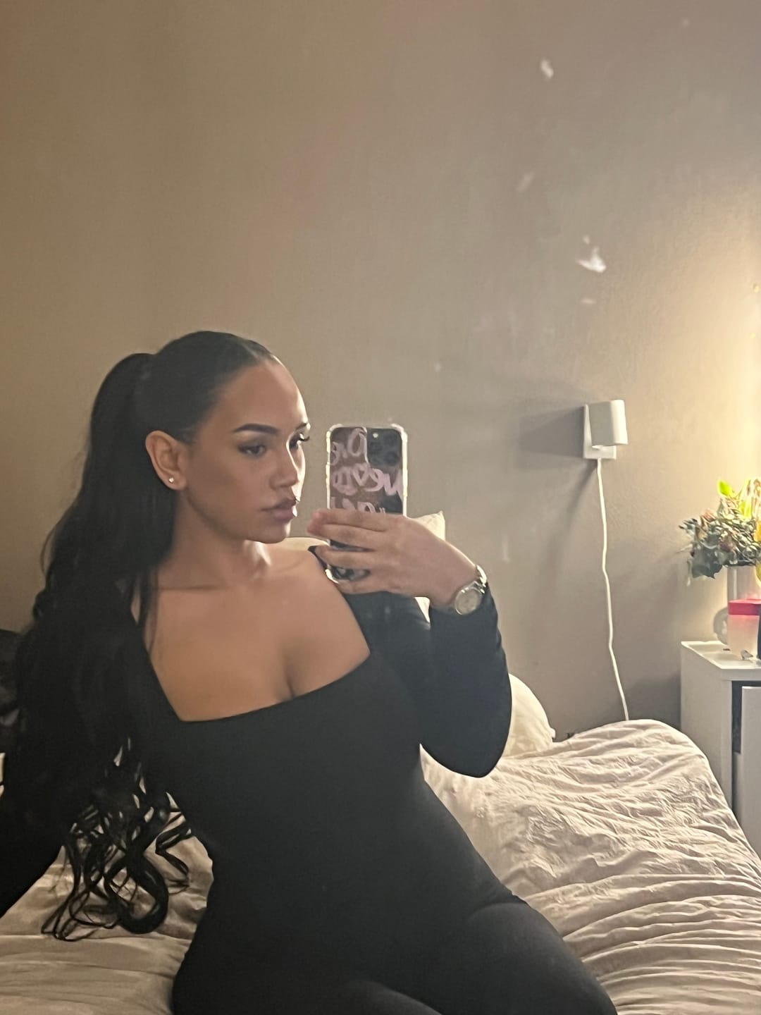 Customer photo review of ATIM PONYTAIL DARK BROWN