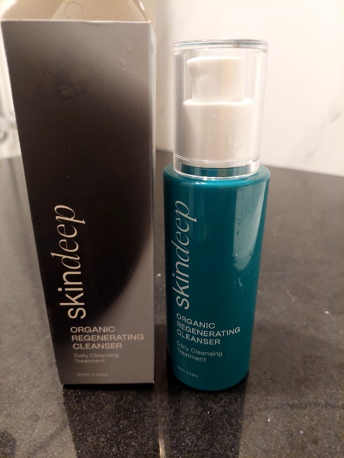 Customer photo review of ORGANIC REGENERATING FACE WASH - Daily Cleansing Treatment