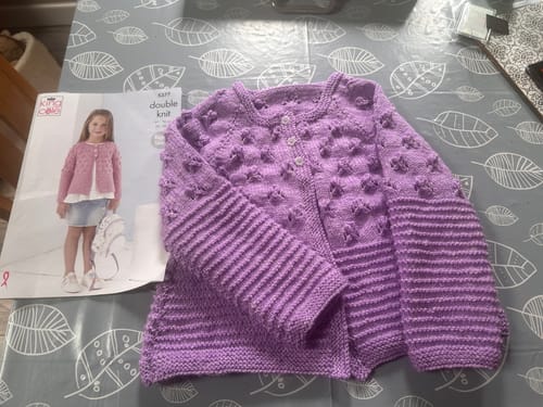 Customer photo review of Enchanted Garden Child Girl Cardigan