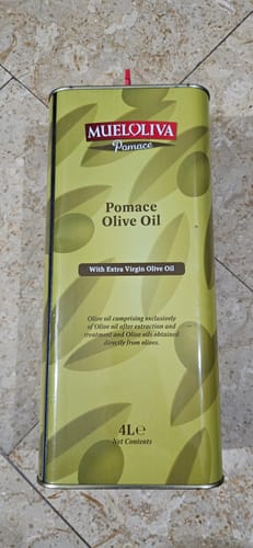 Customer photo review of Pomace Blended With Extra Virgin Olive Oil