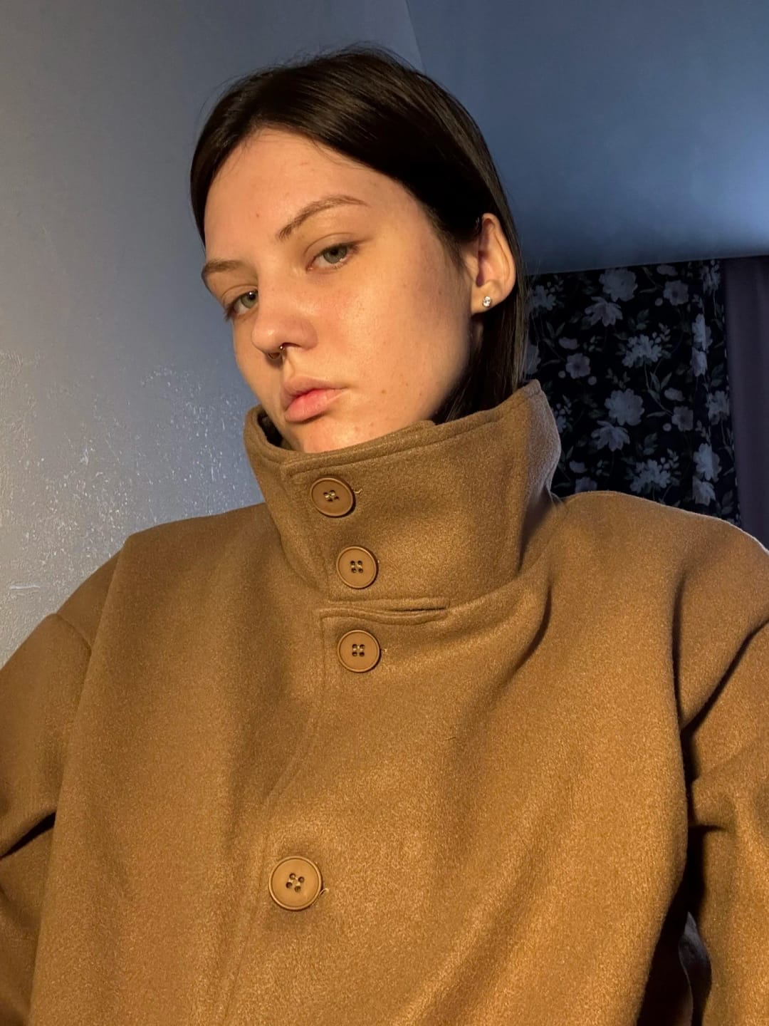 Customer photo review of Rosalia Elegant Lady Women's Jacket with Stand Collar for Autumn Style