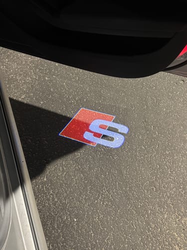 Customer photo review of AUDI DOOR LIGHTS