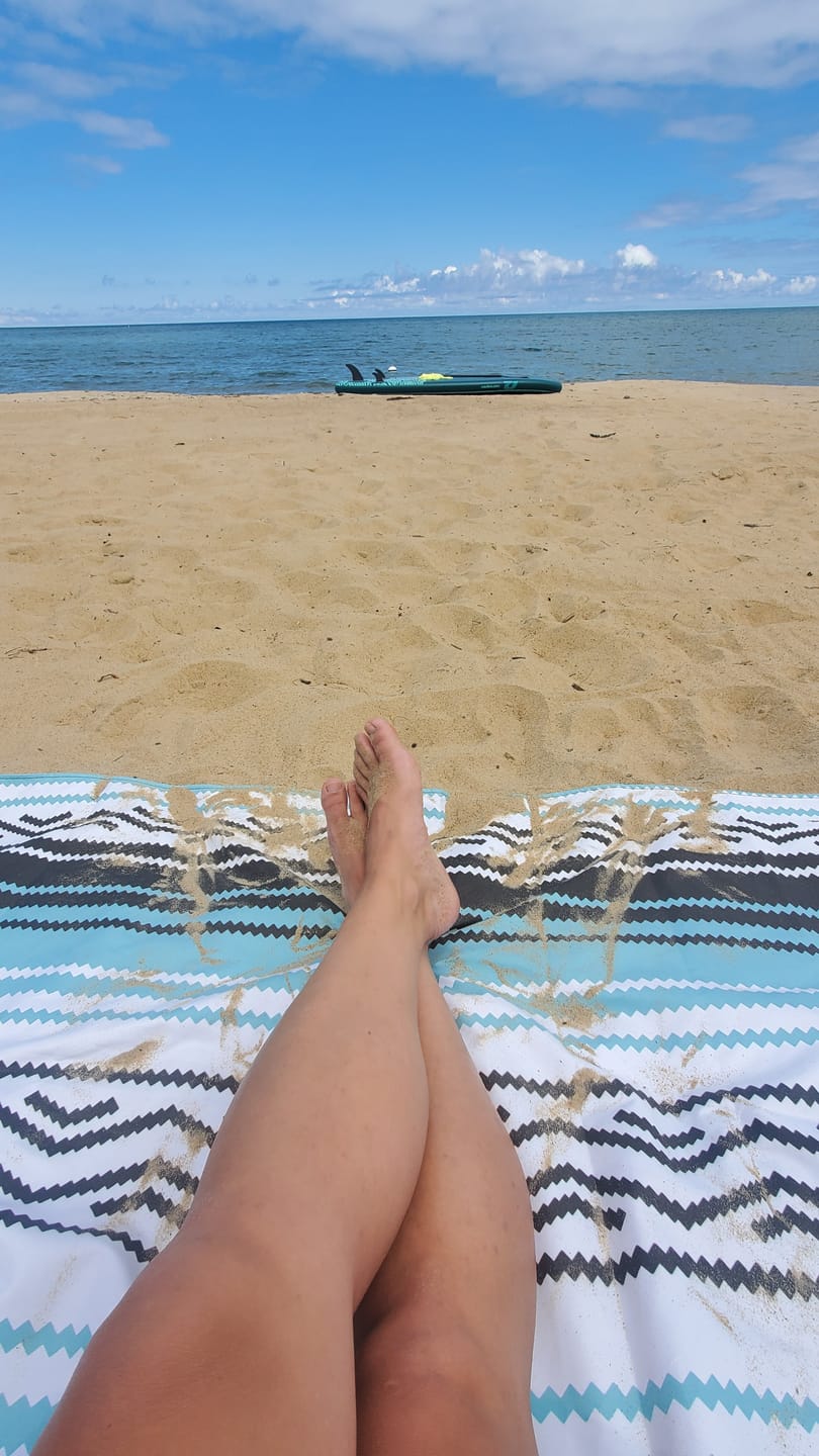 Customer photo review of Nomadix Festival Blanket