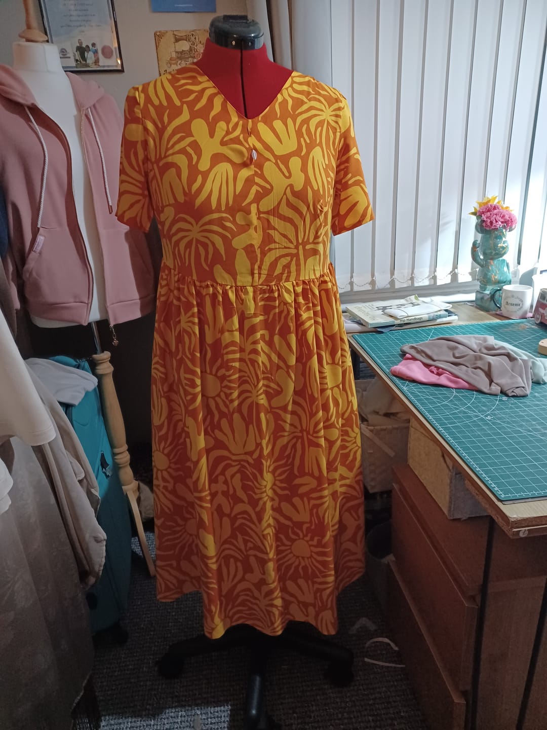 Customer photo review of Beach Bliss Viscose Poplin Fabric