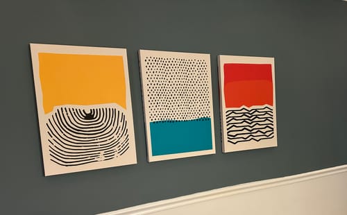 Customer photo review of Modern Tribal Set of 3 Prints