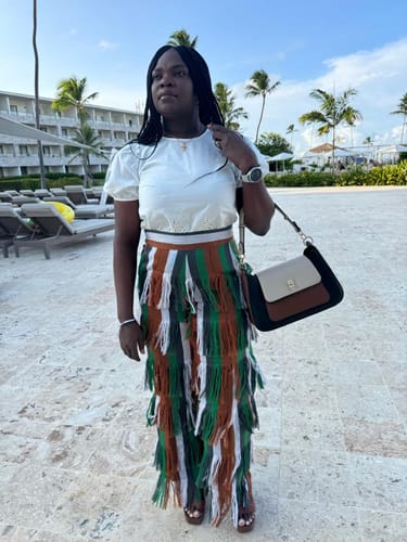 Customer photo review of OGO Pants |PLUS SIZE |Brown